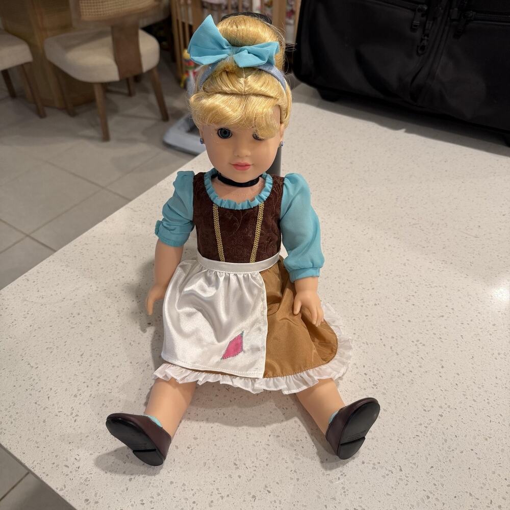 American Girl Disney Princess Cinderella 18in Play Doll Outfit Shoes Girls